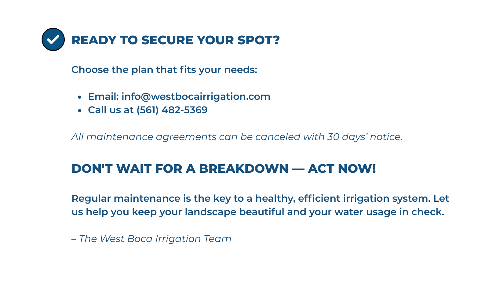 Email Us